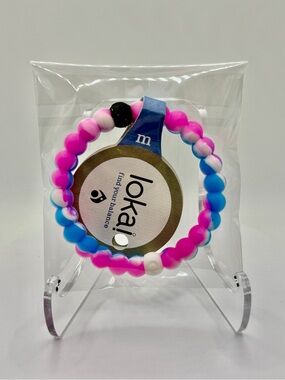 Lokai Pink and Blue Gradient Beaded Bracelet